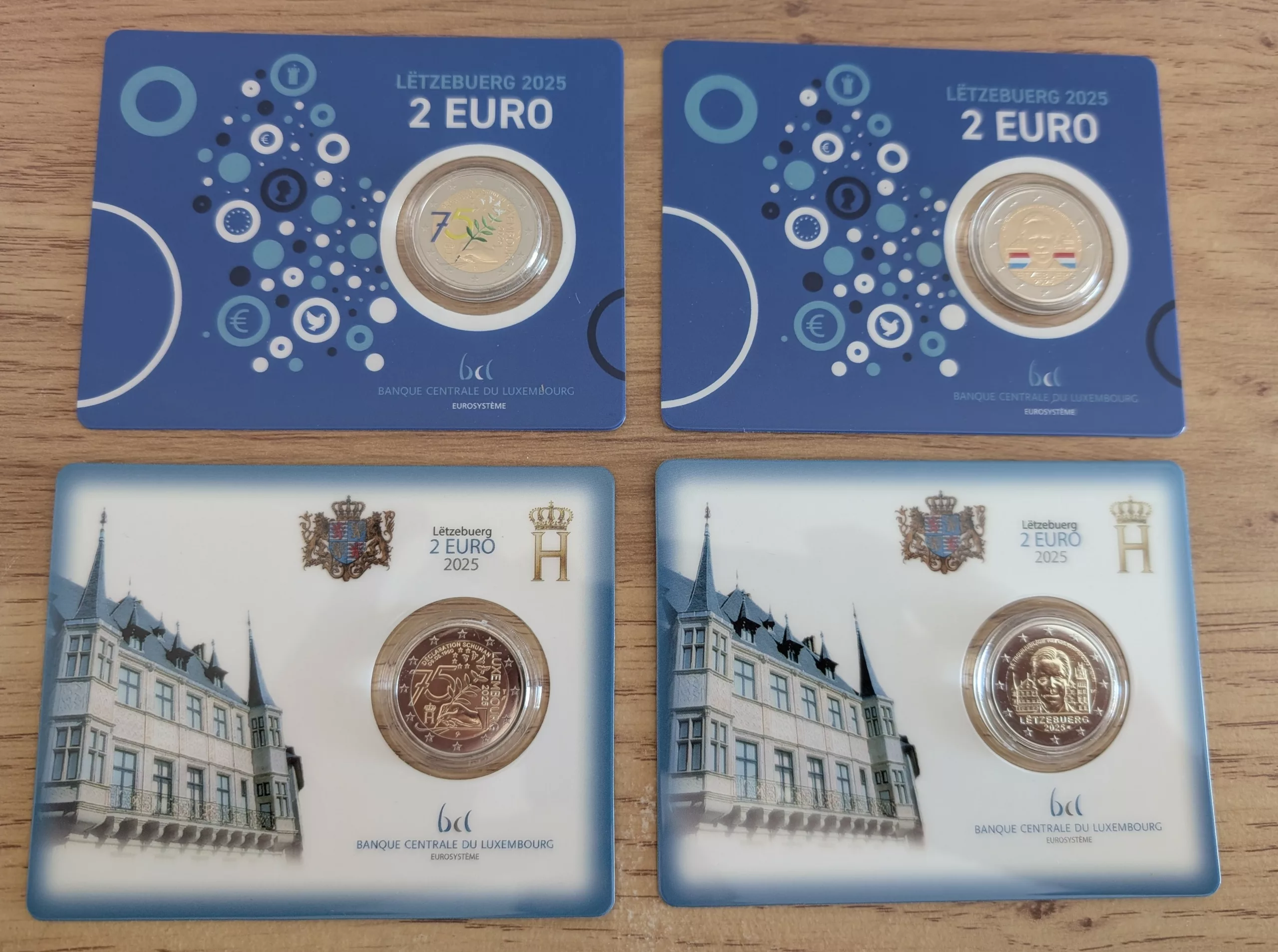 Coincards 2€ Luxembourg 2025 BU