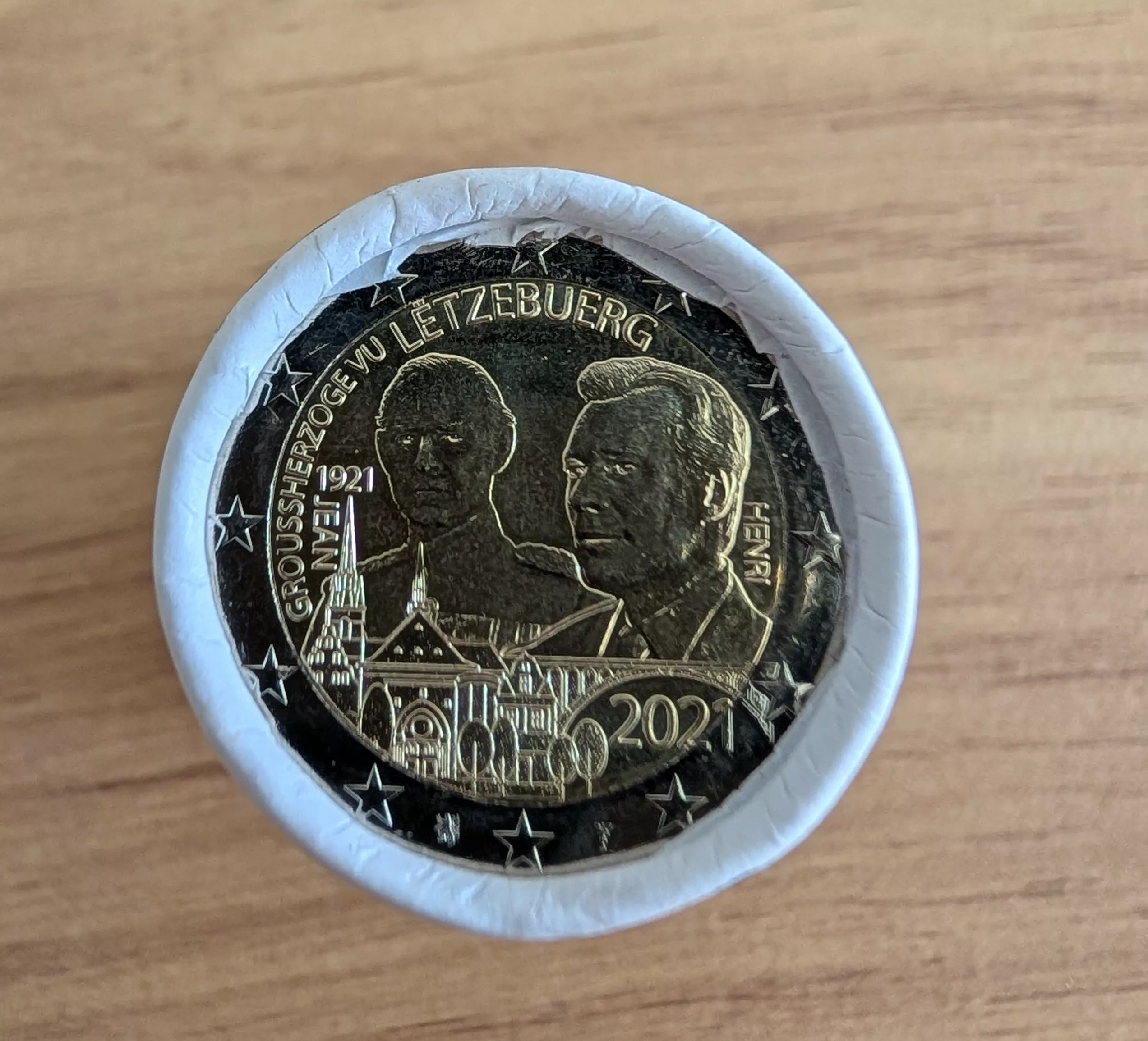 2€ Luxembourg 2021 UNC – Grand-Duc Jean