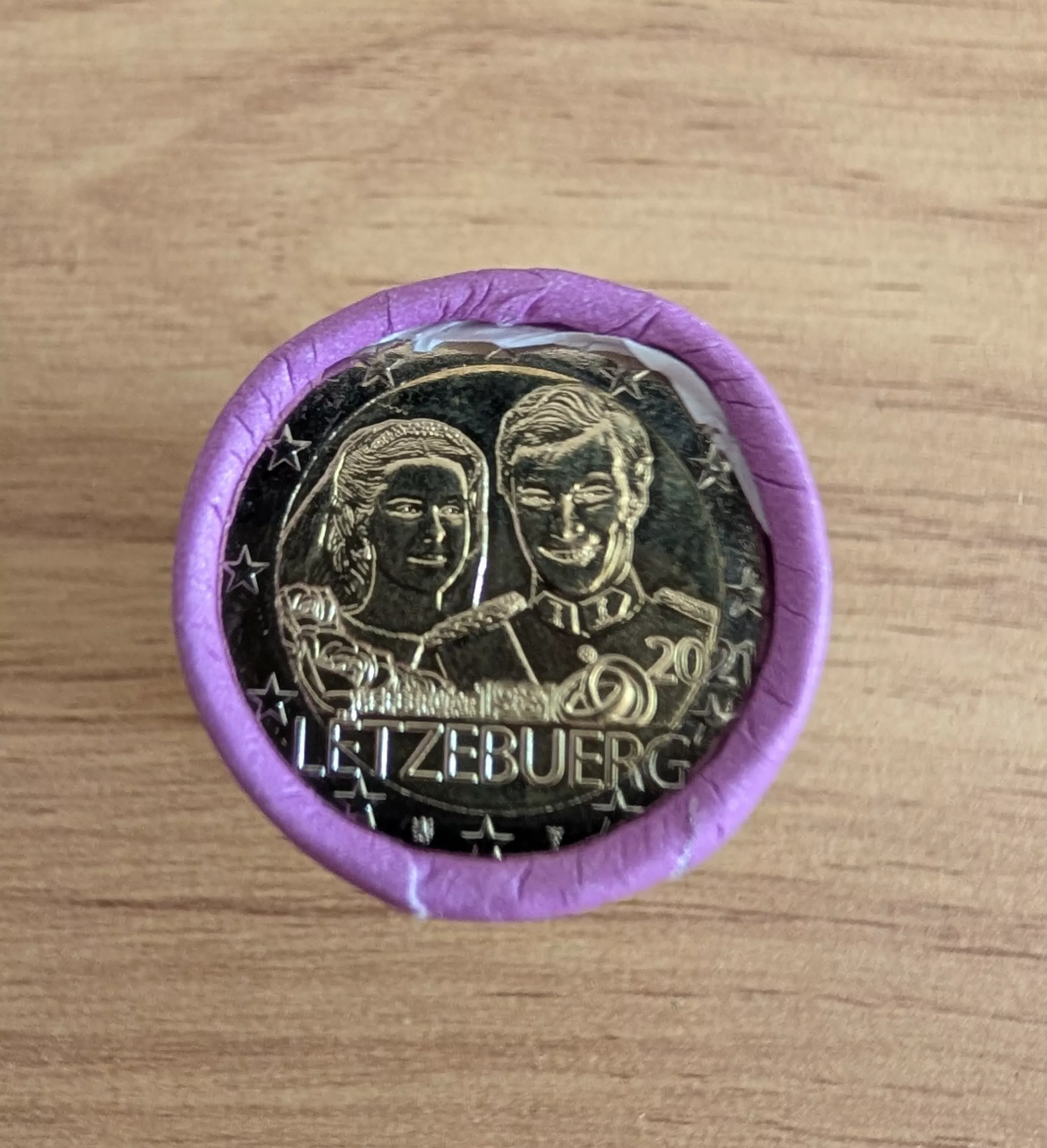 2€ Luxembourg 2021 UNC – Mariage Grand-Duc Henri