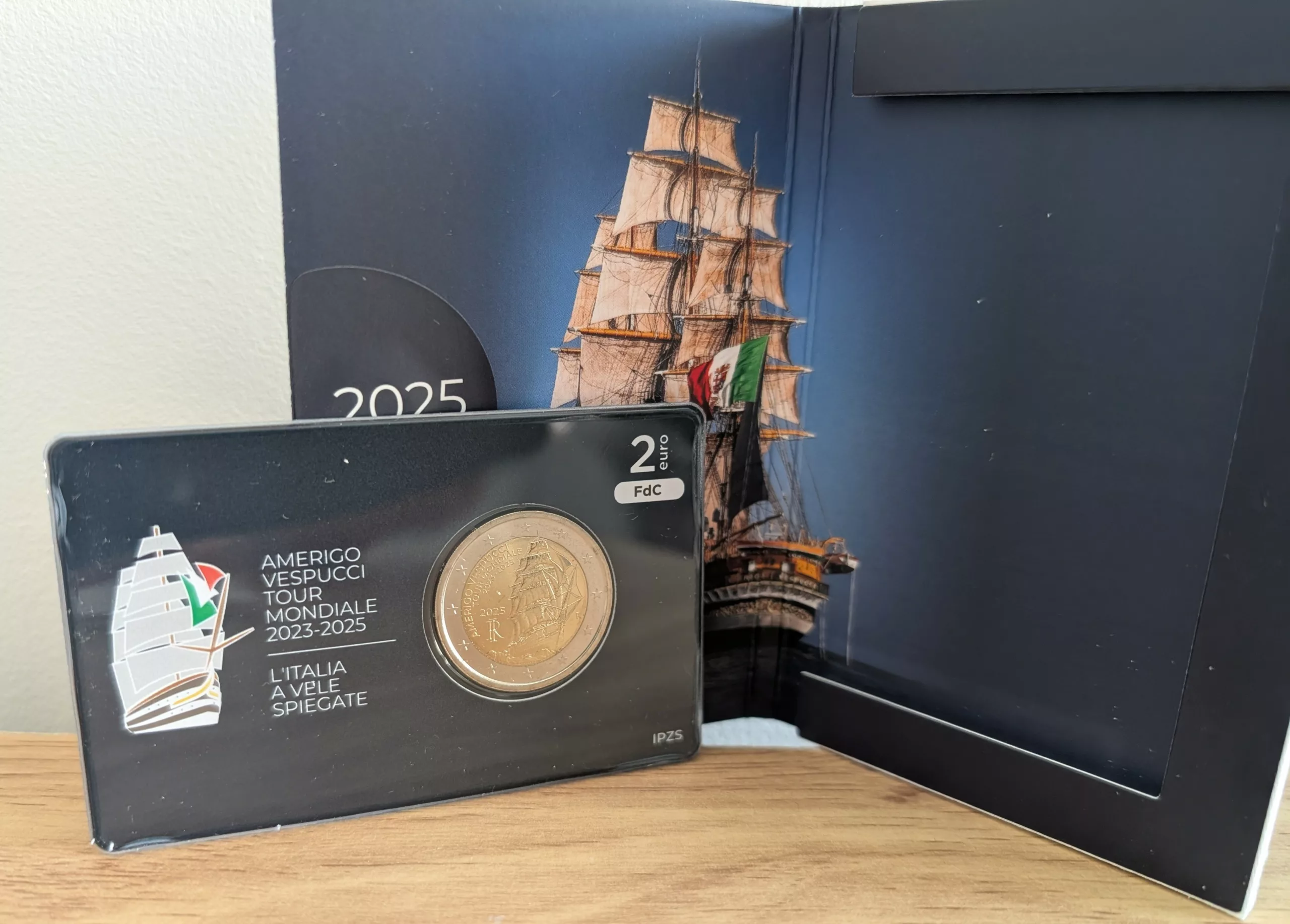 Coincard 2€ Italie 2025 – Vespucci