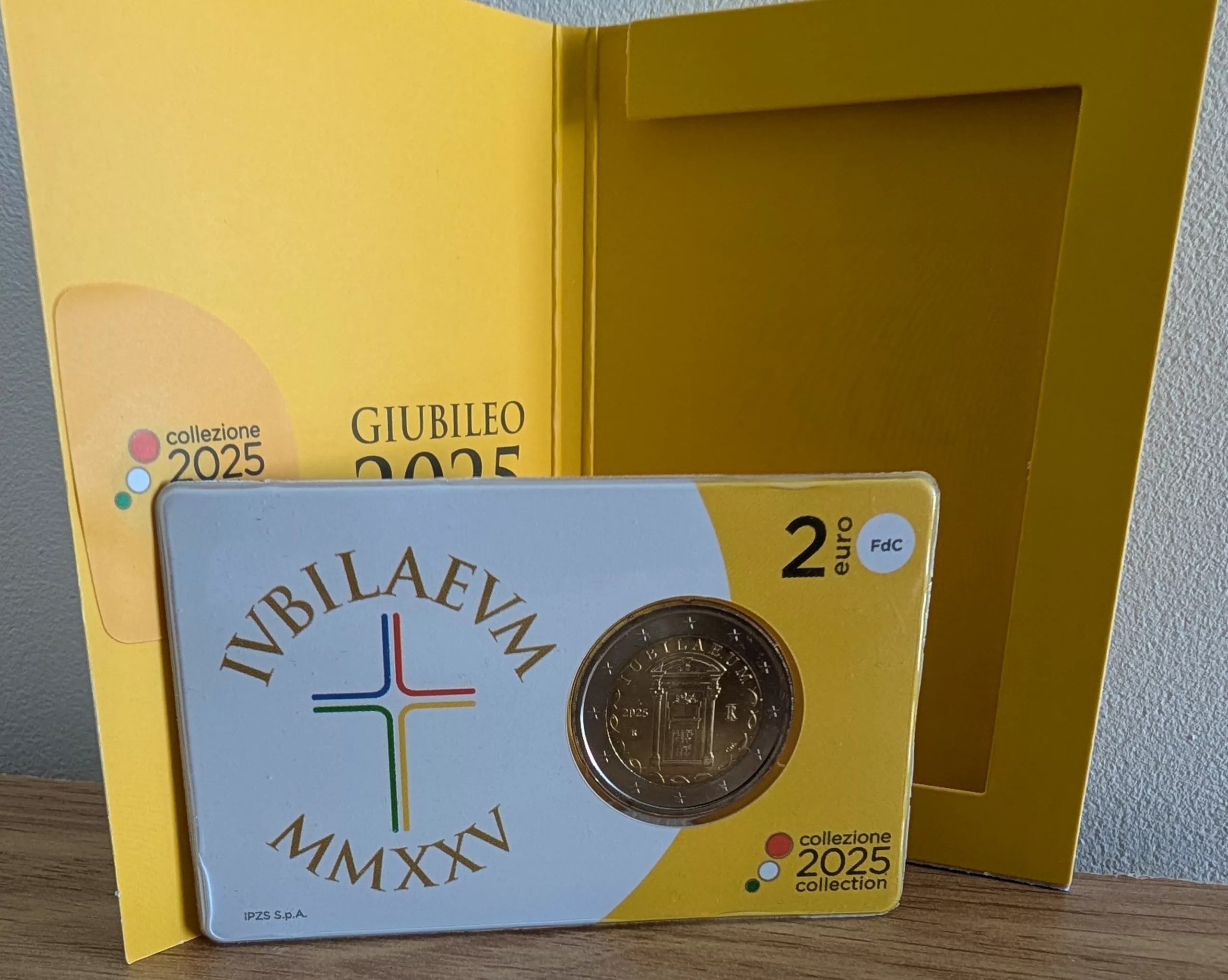 Coincard 2€ Italie 2025 – Jubilé