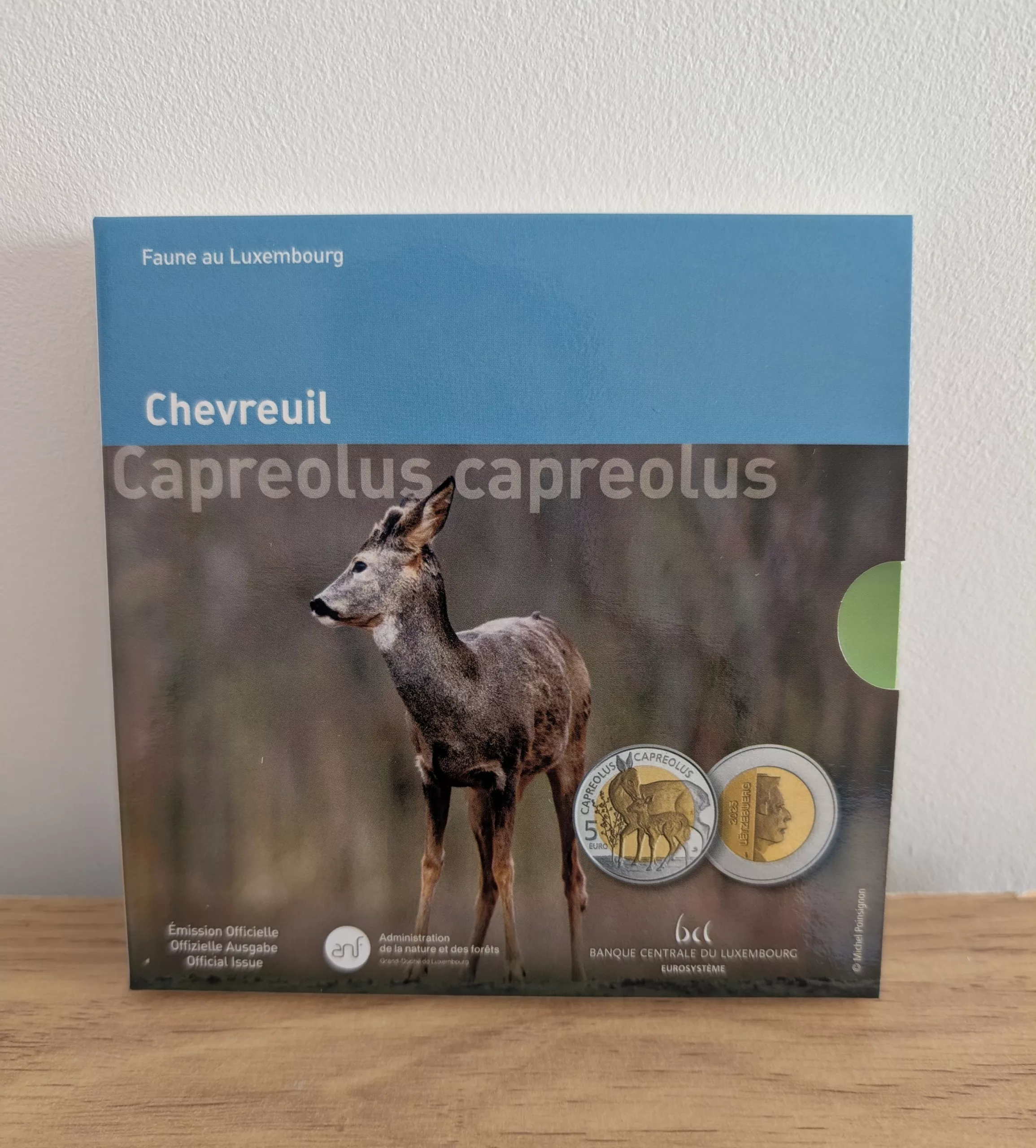 Coffret 5€ Chevreuil Luxembourg 2025
