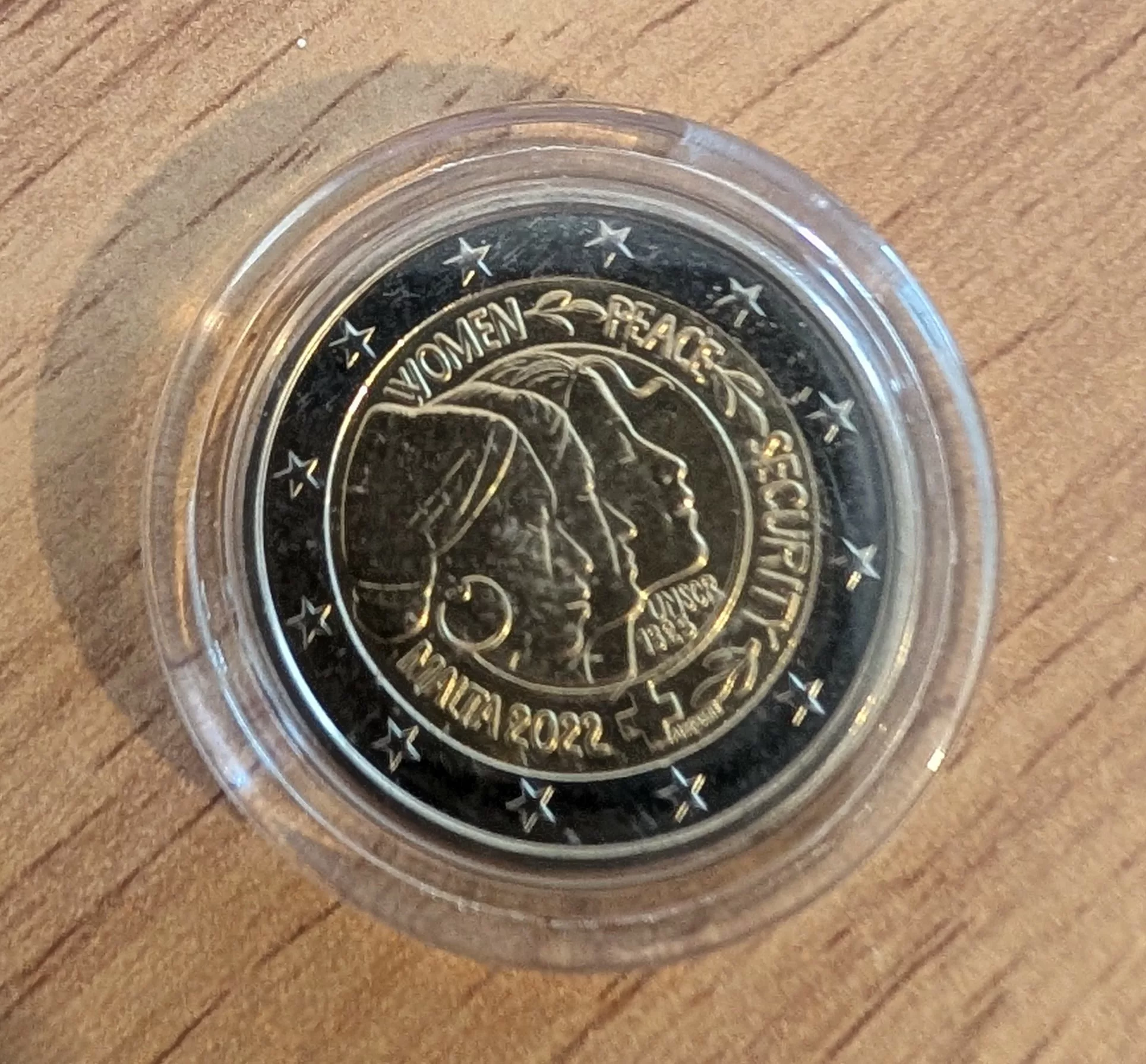 Pièce 2€ Malte 2022 UNC – Résolution du Conseil de sécurité