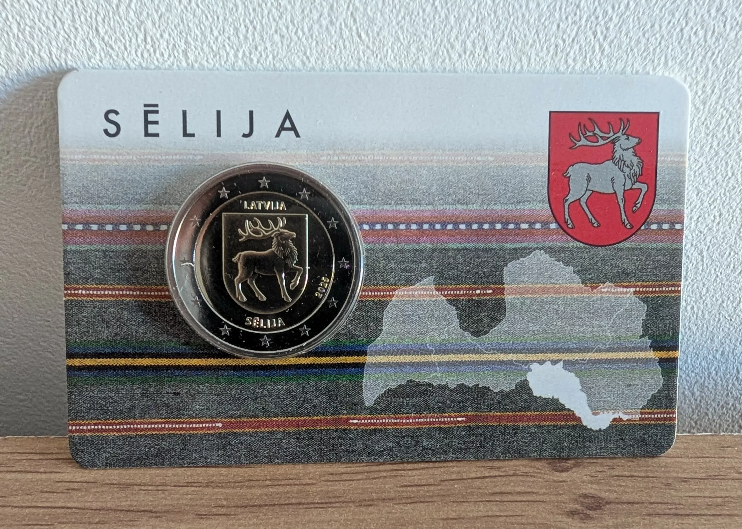 Coincard 2€ Lettonie 2025 – Sēlija