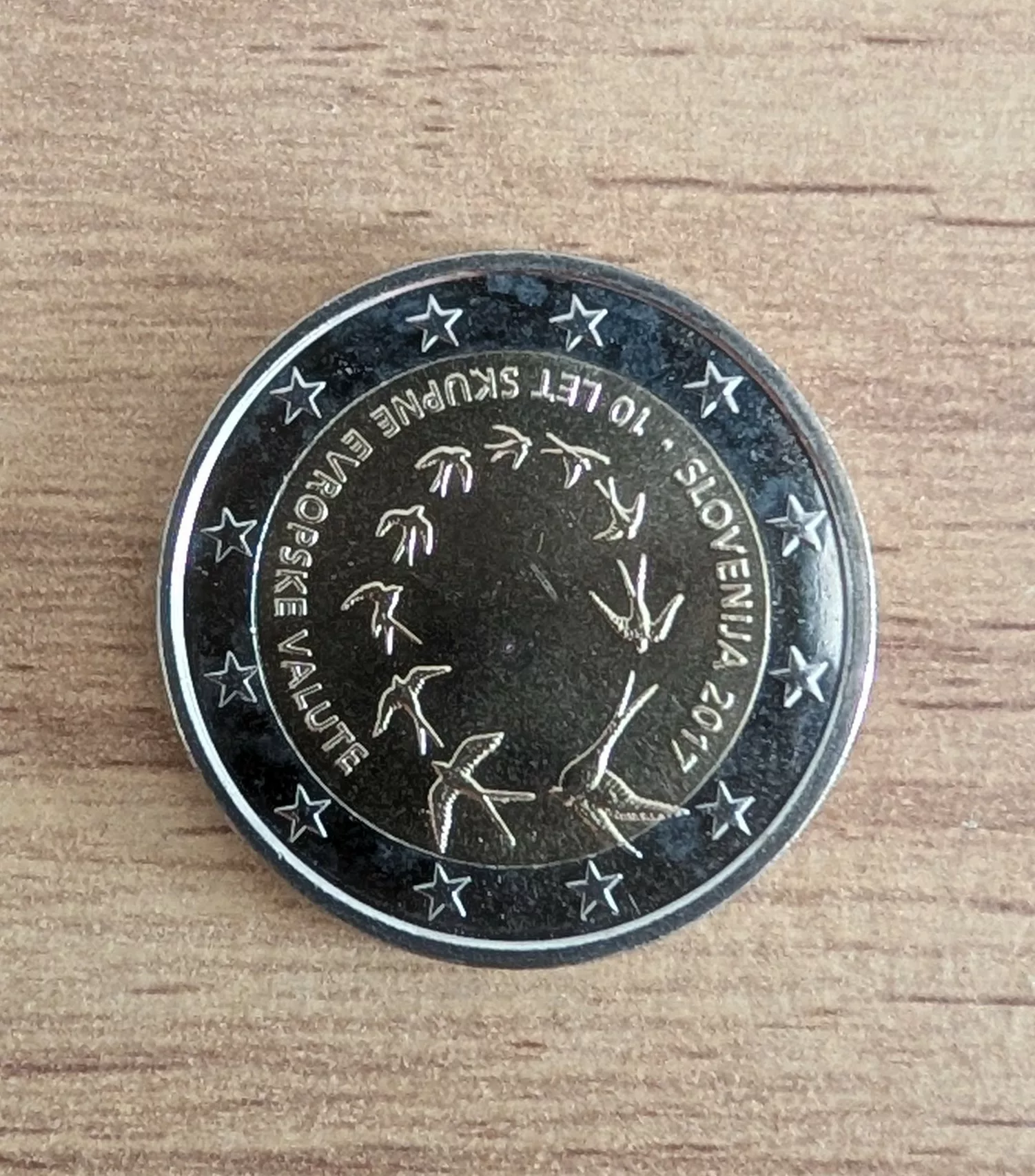 Pièce 2€ Slovénie 2017 UNC – 10 ans de l&rsquo;euro