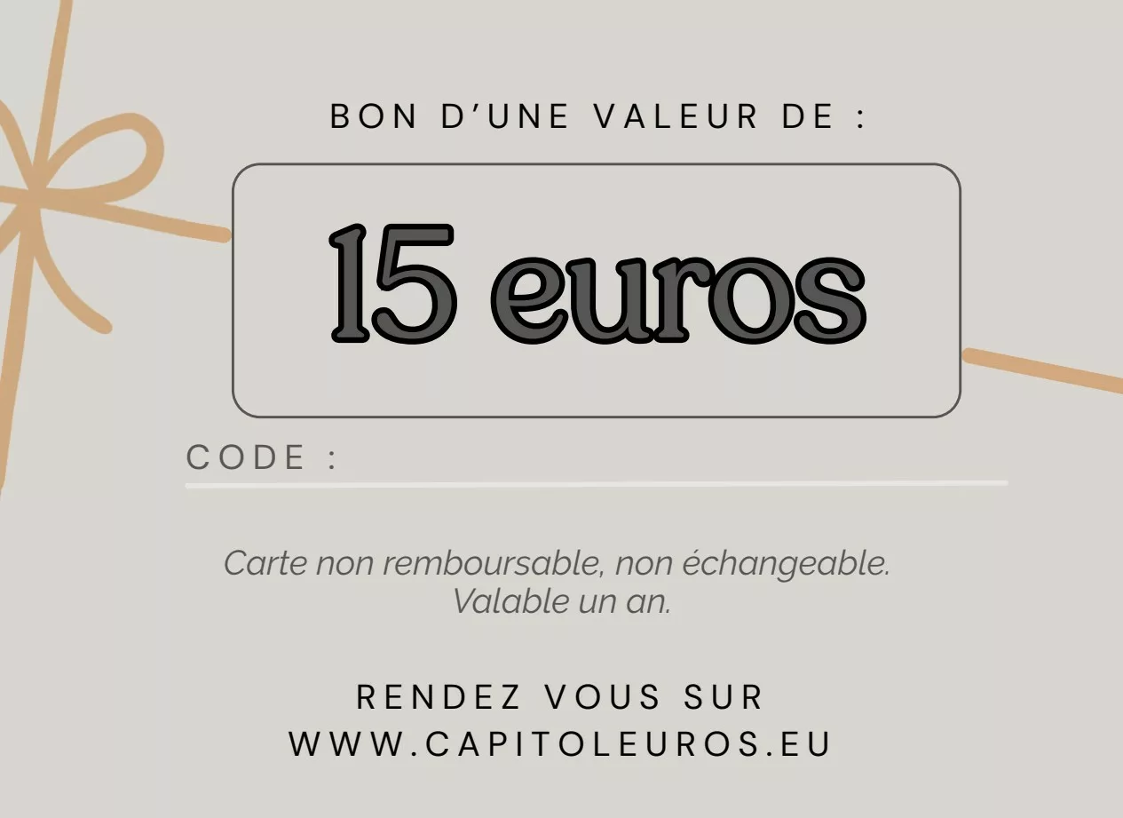 Carte Cadeau 15 euros
