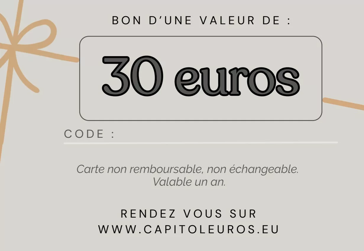 Carte Cadeau 30 euros