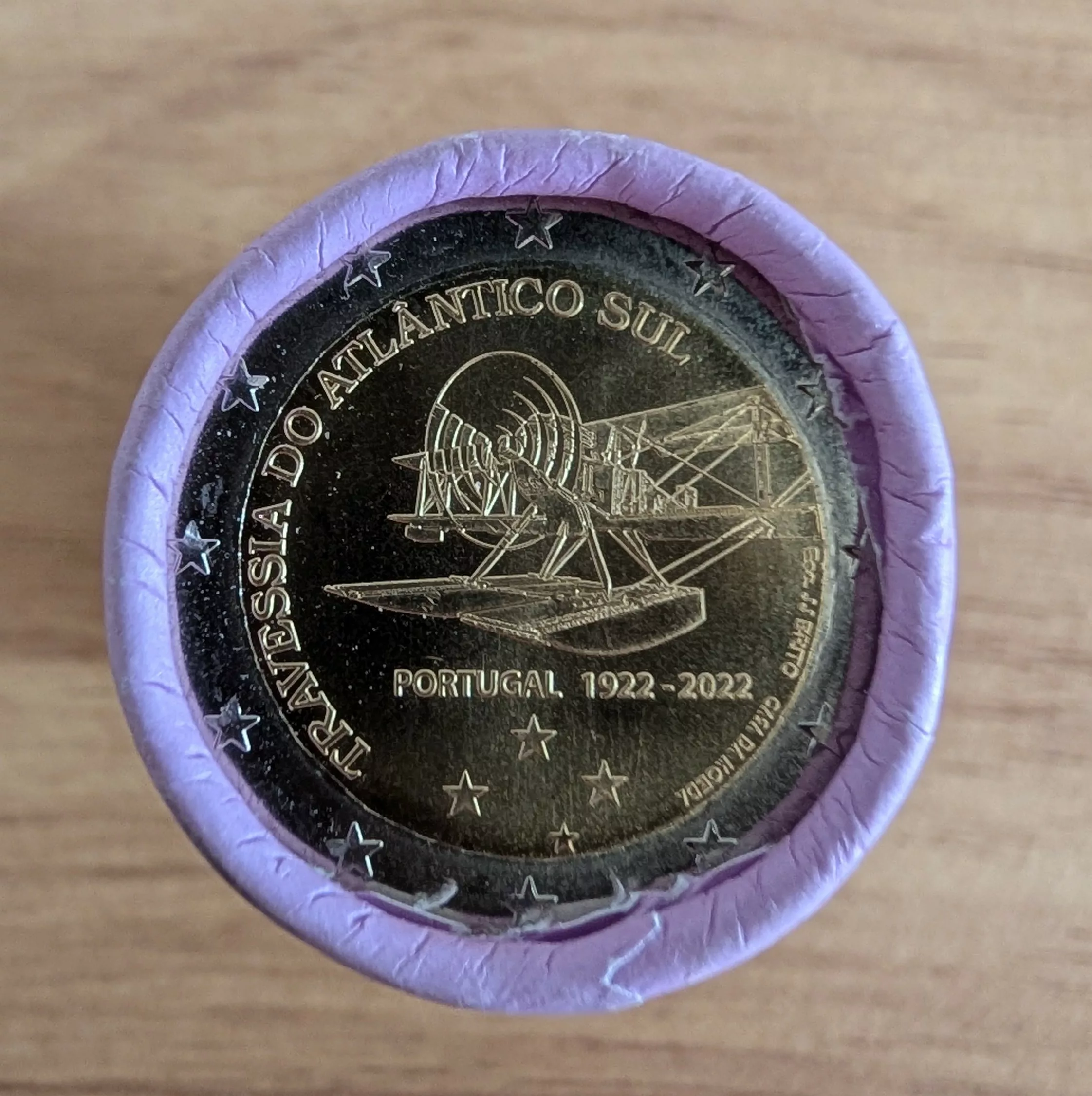 Pièce 2€ Espagne 2022 UNC – Traversée de l’Atlantique Sud