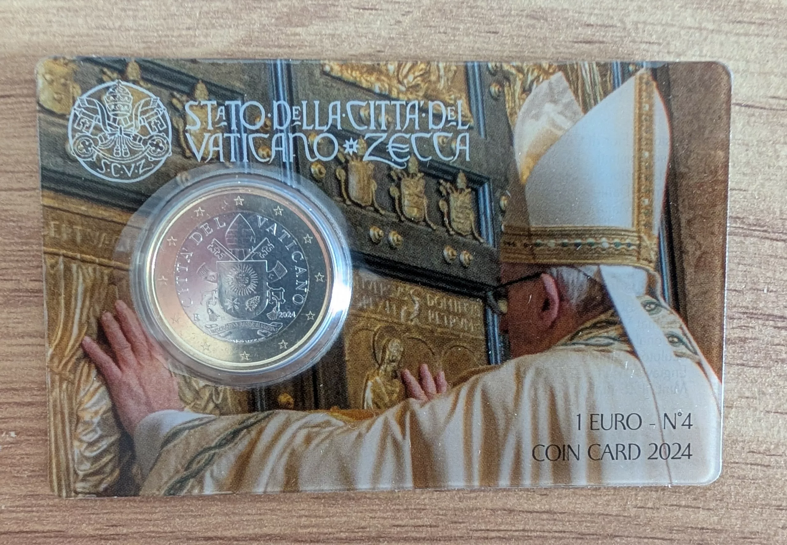 Coincard 1€ Vatican 2024 Jubilé