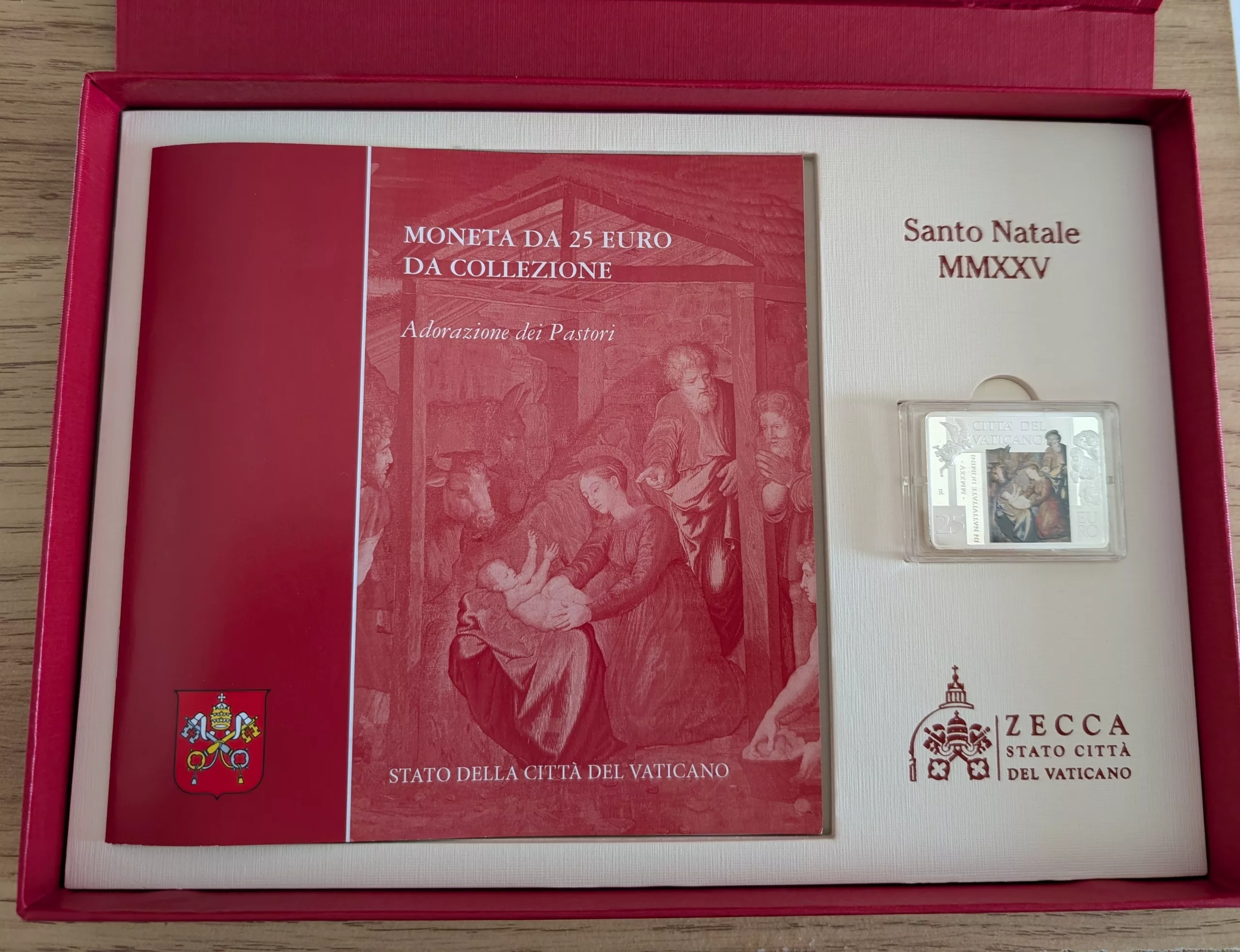 Pièce BE Vatican 2025 – Noël MMXXV