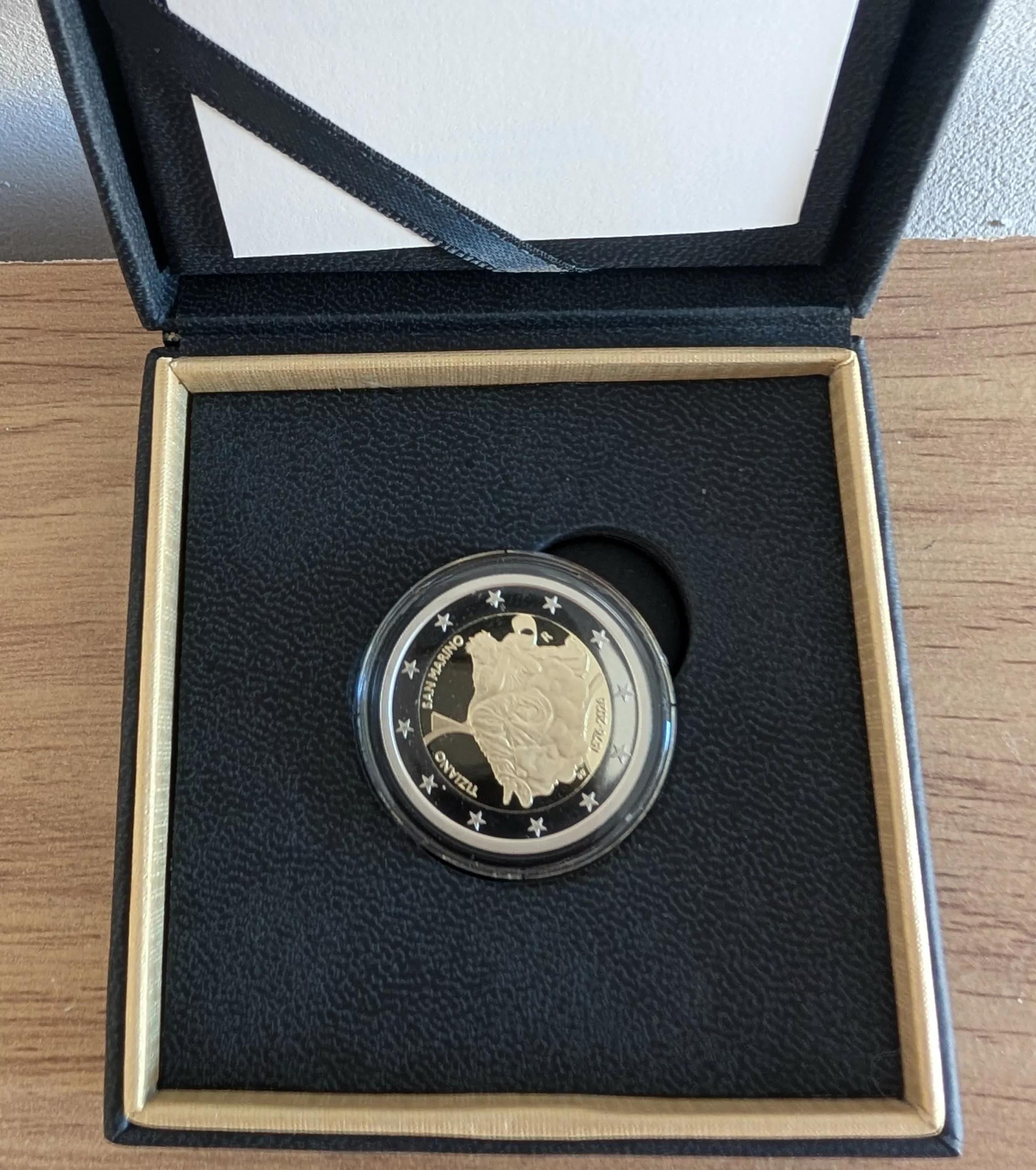 Coffret 2€ BE Saint Marin 2026 – Mort de Titien