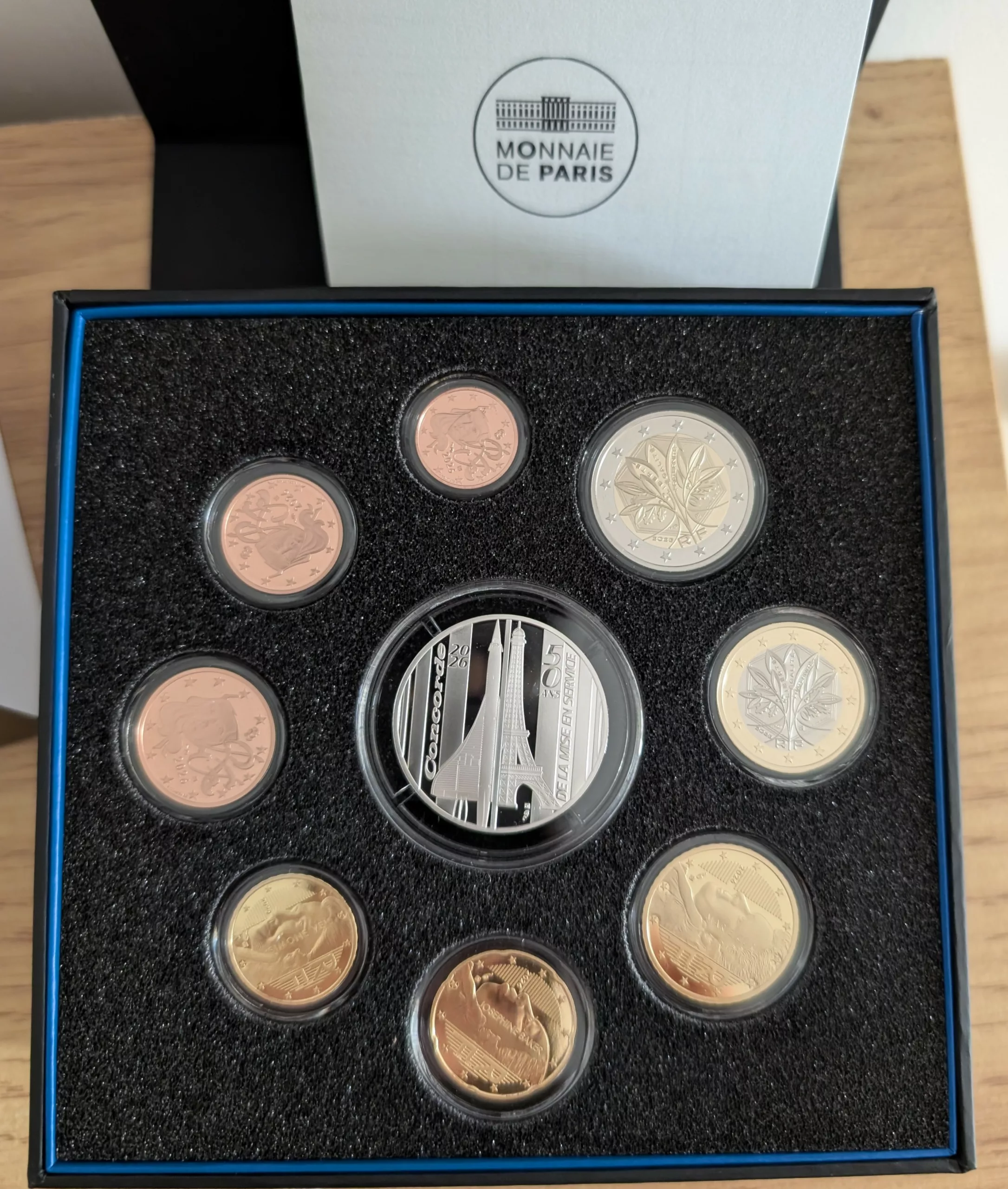 Coffret BE France 2026 – Concorde