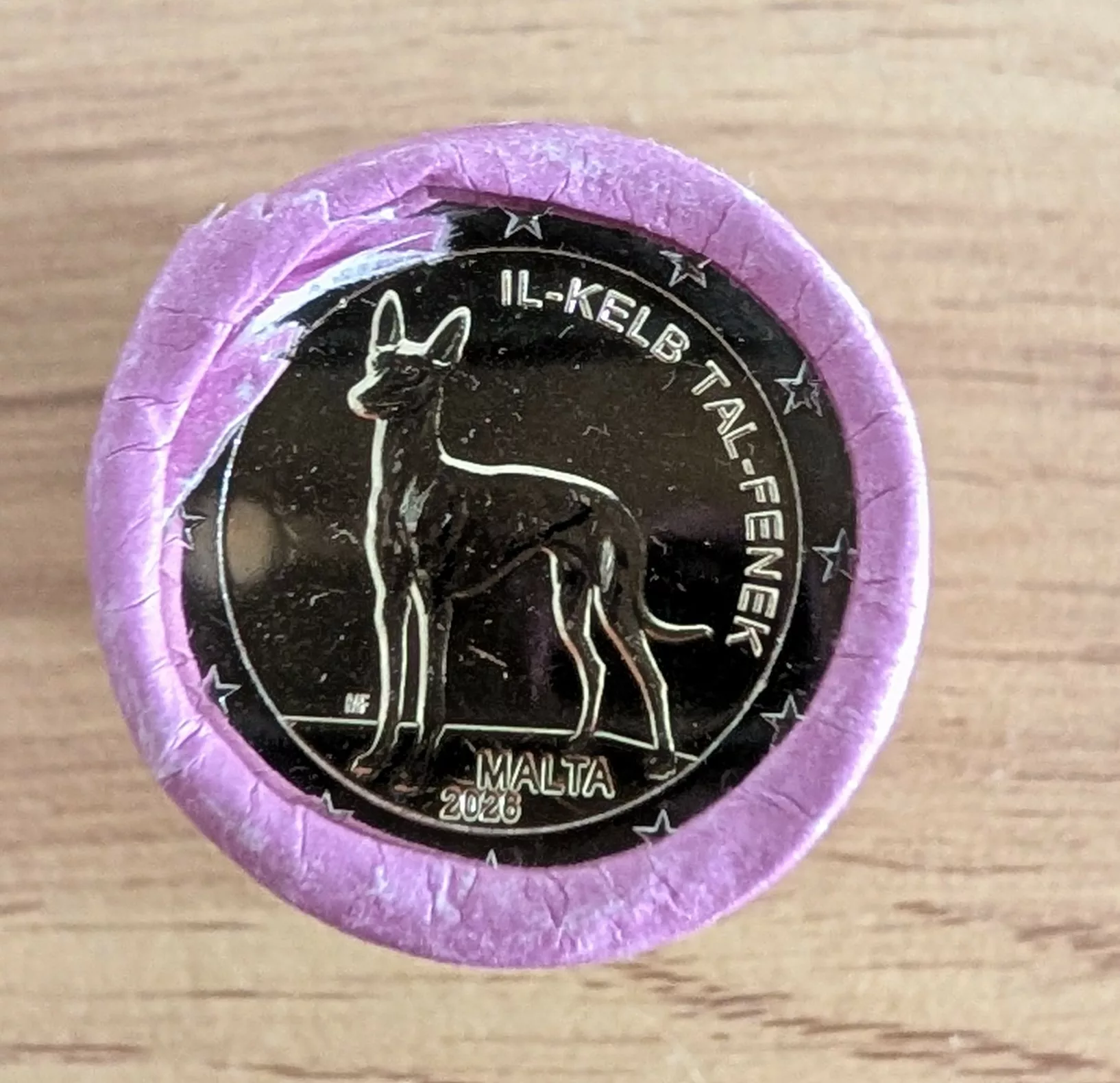 Pièce 2€ Malte 2026 UNC – Lévrier pharaon