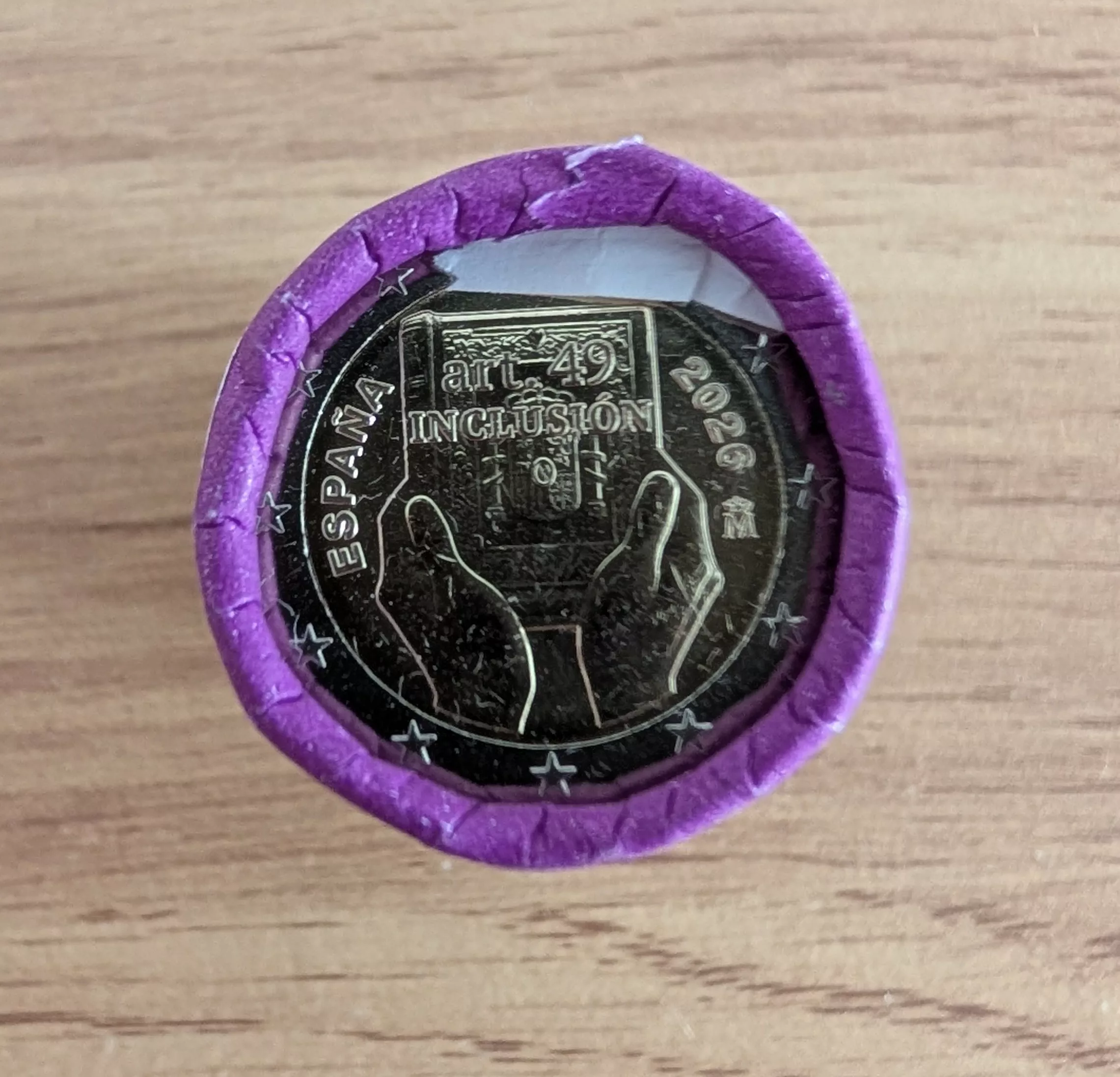 Pièce 2€ Espagne 2026 UNC – Handicap et Inclusion