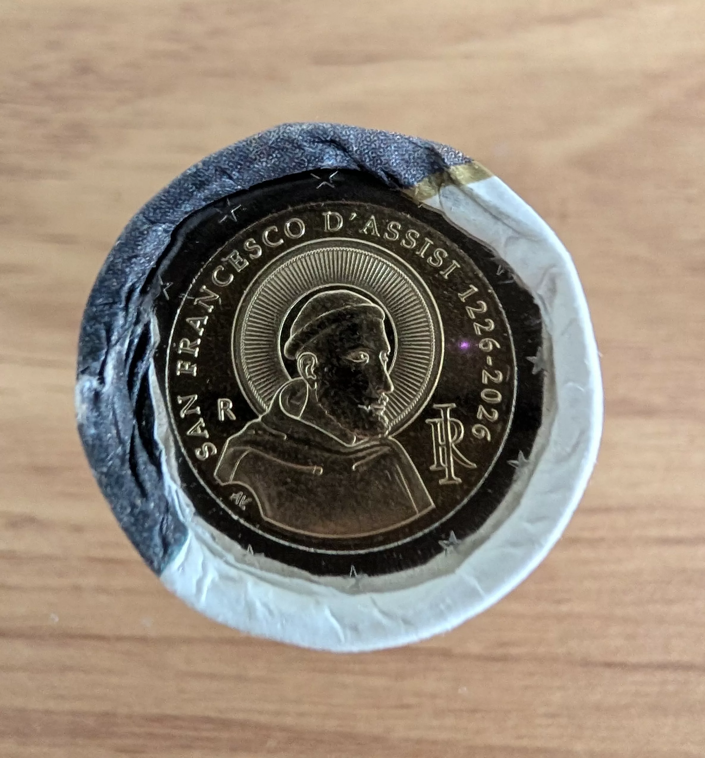 Pièce 2€ UNC Italie 2026 – François d&rsquo;Assise
