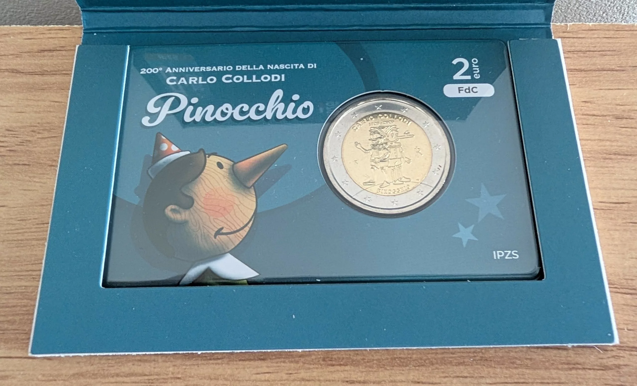 Coincard 2€ Italie 2026 – Pinocchio