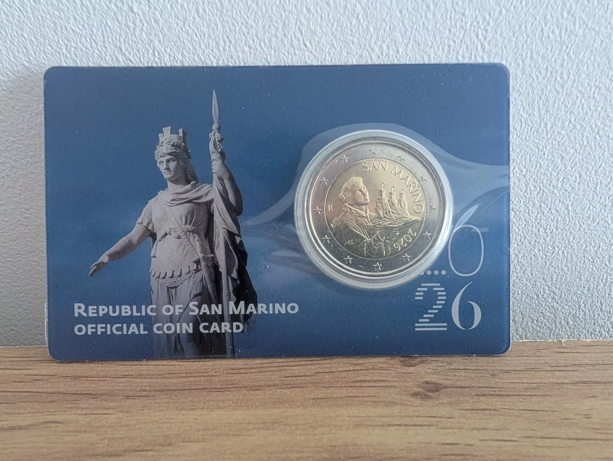 Coincard Saint Marin 2026 – Statue de la Liberté