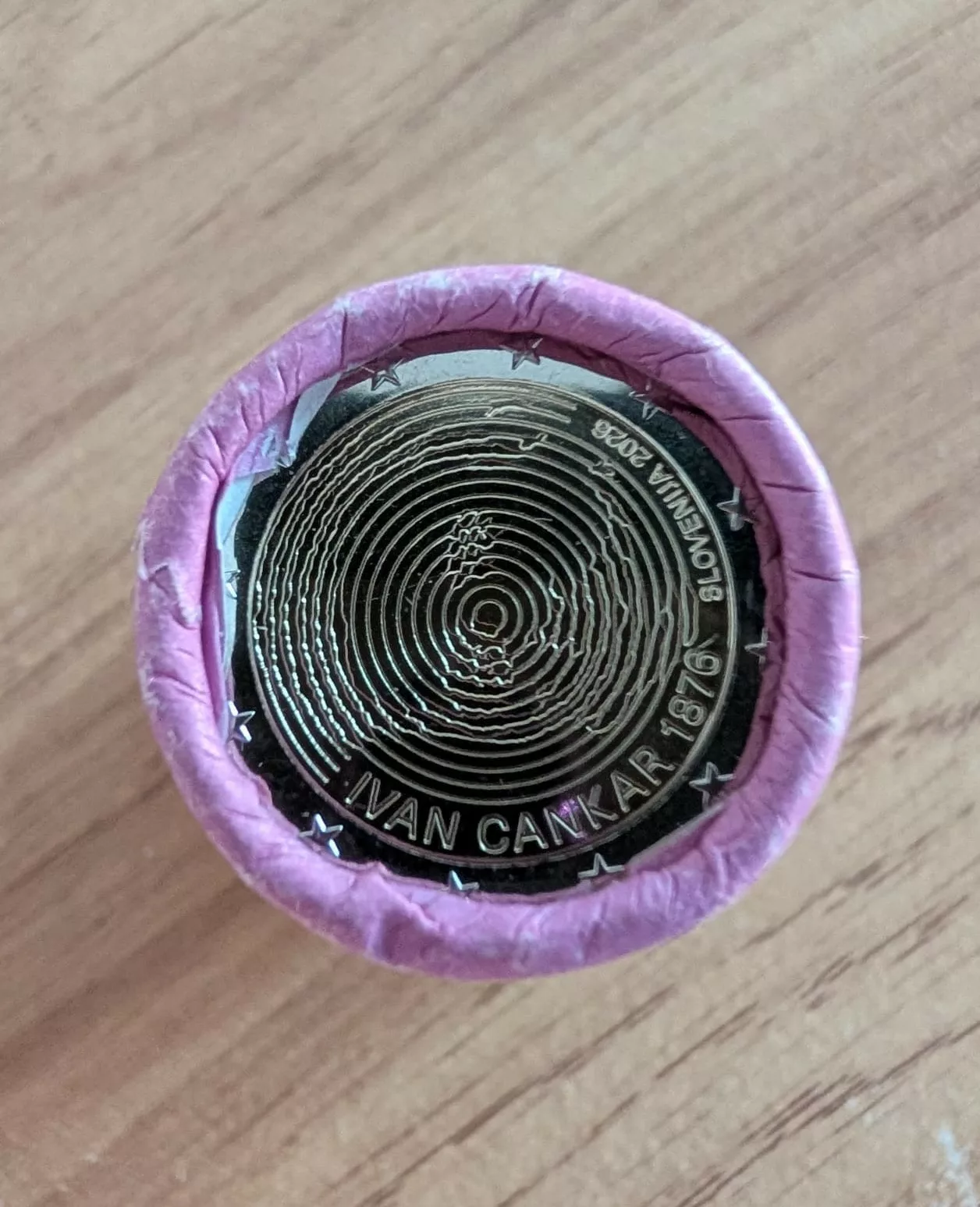 Pièce 2€ UNC Slovénie 2026 – Naissance de Ivan Cankar