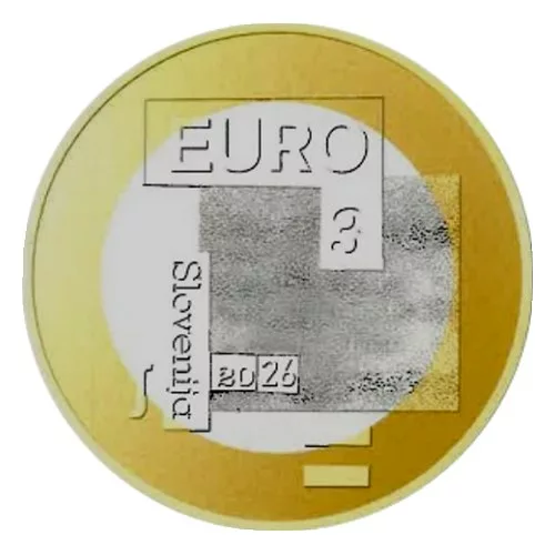 3€ Slovénie UNC 2026 Srecko Kosovel