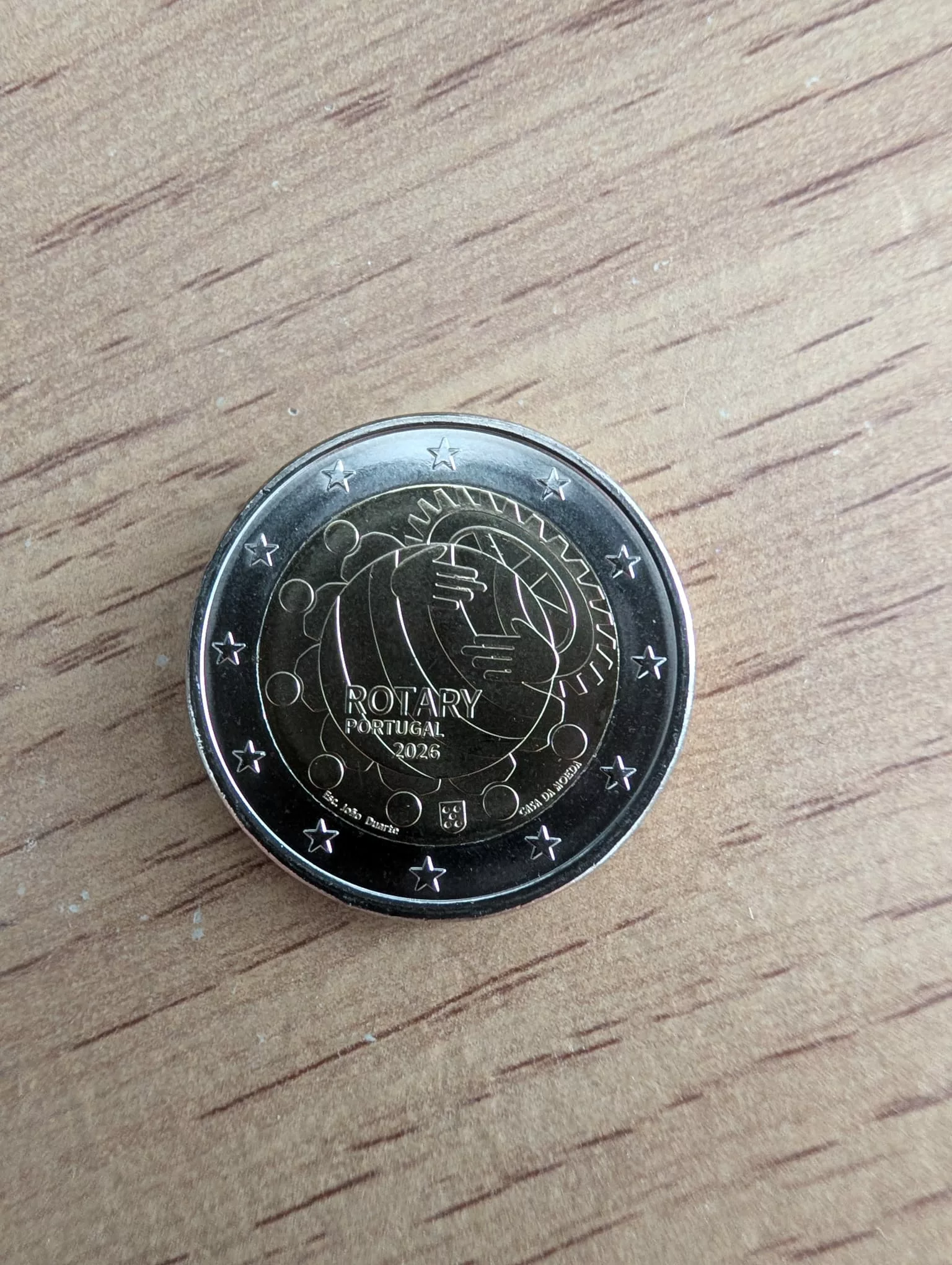Pièce 2€ Portugal 2026 UNC – Rotary