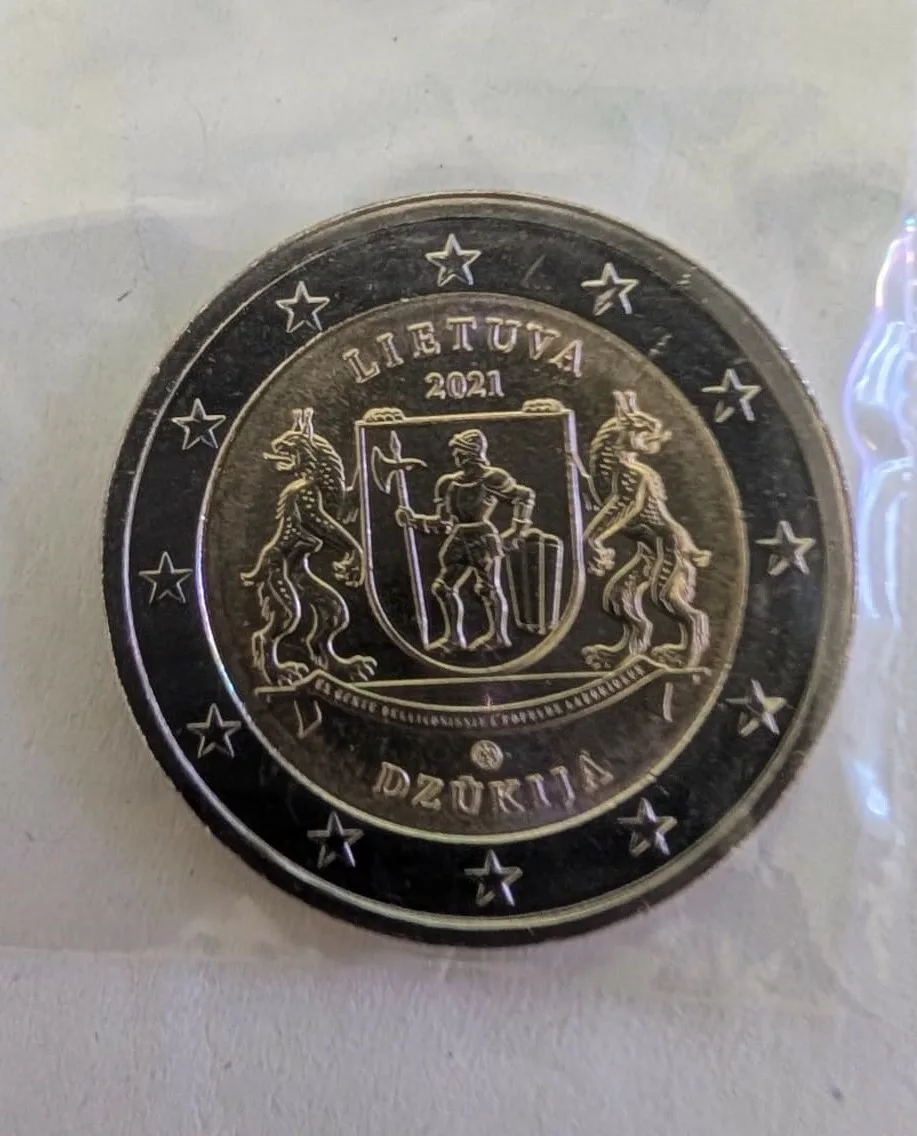 Pièce 2€ UNC Lituanie 2021 – Dzūkija
