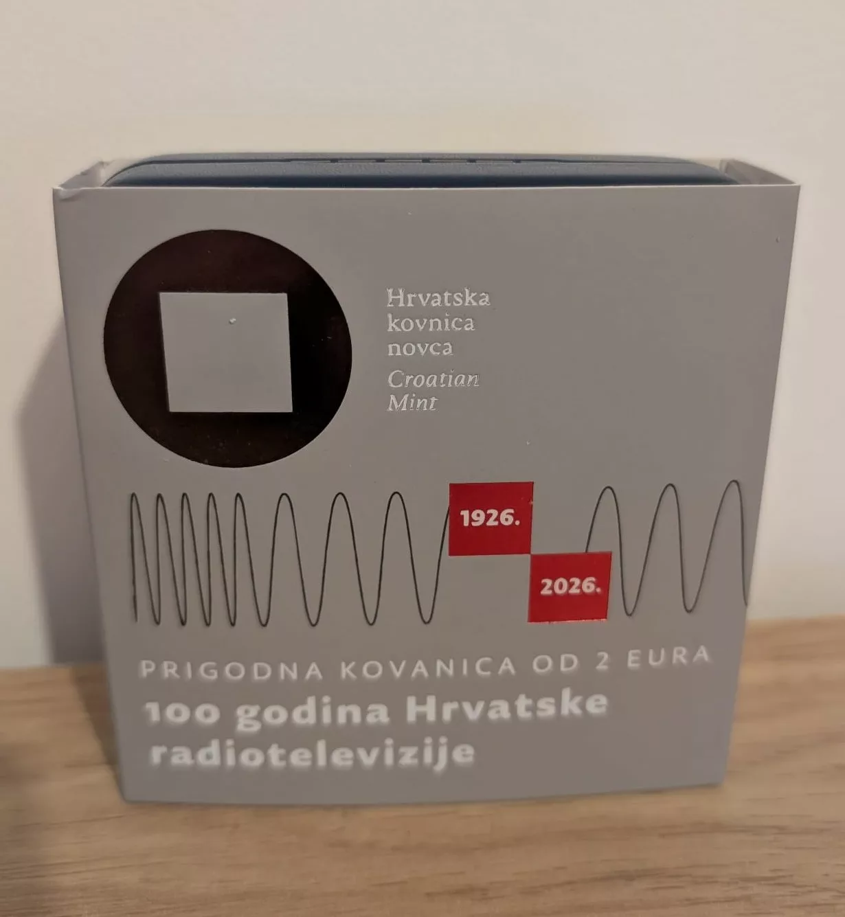 Coffret 2€ BE Croatie 2026 Radio Télévision