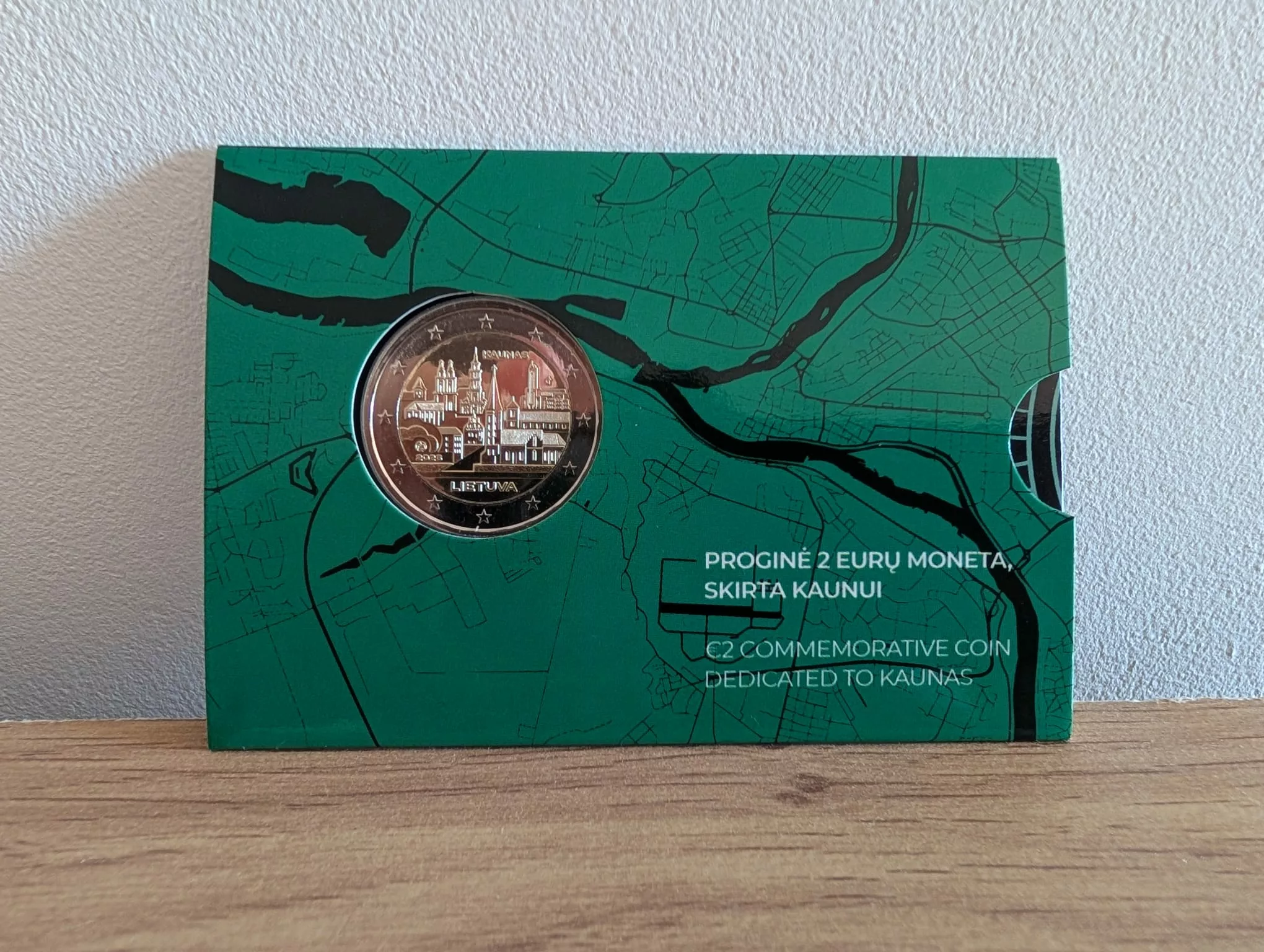 Coincard 2€ Lituanie 2026 – Ville Kaunas