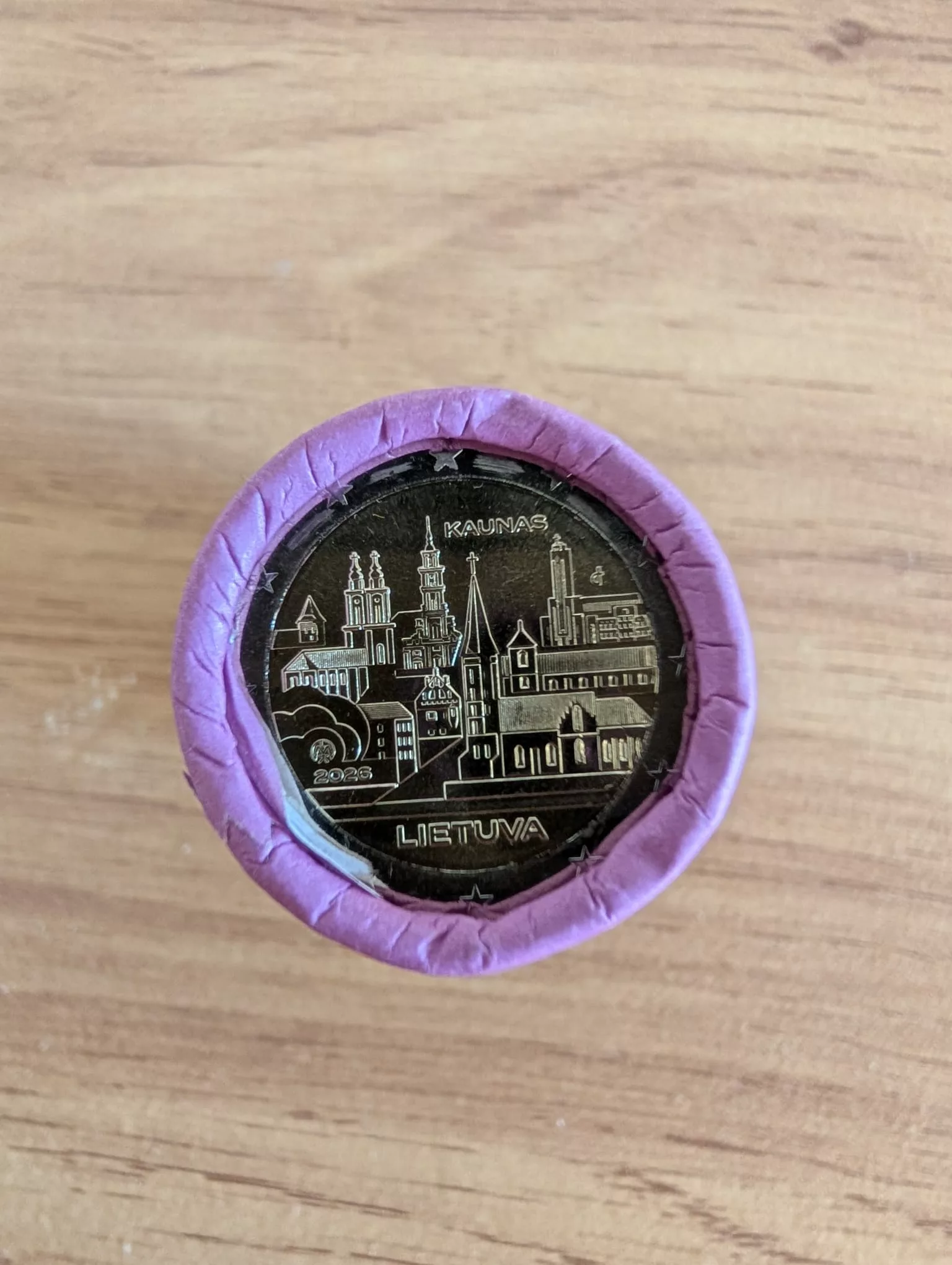 Pièce 2€ UNC Lituanie 2026 – Ville de Kaunas