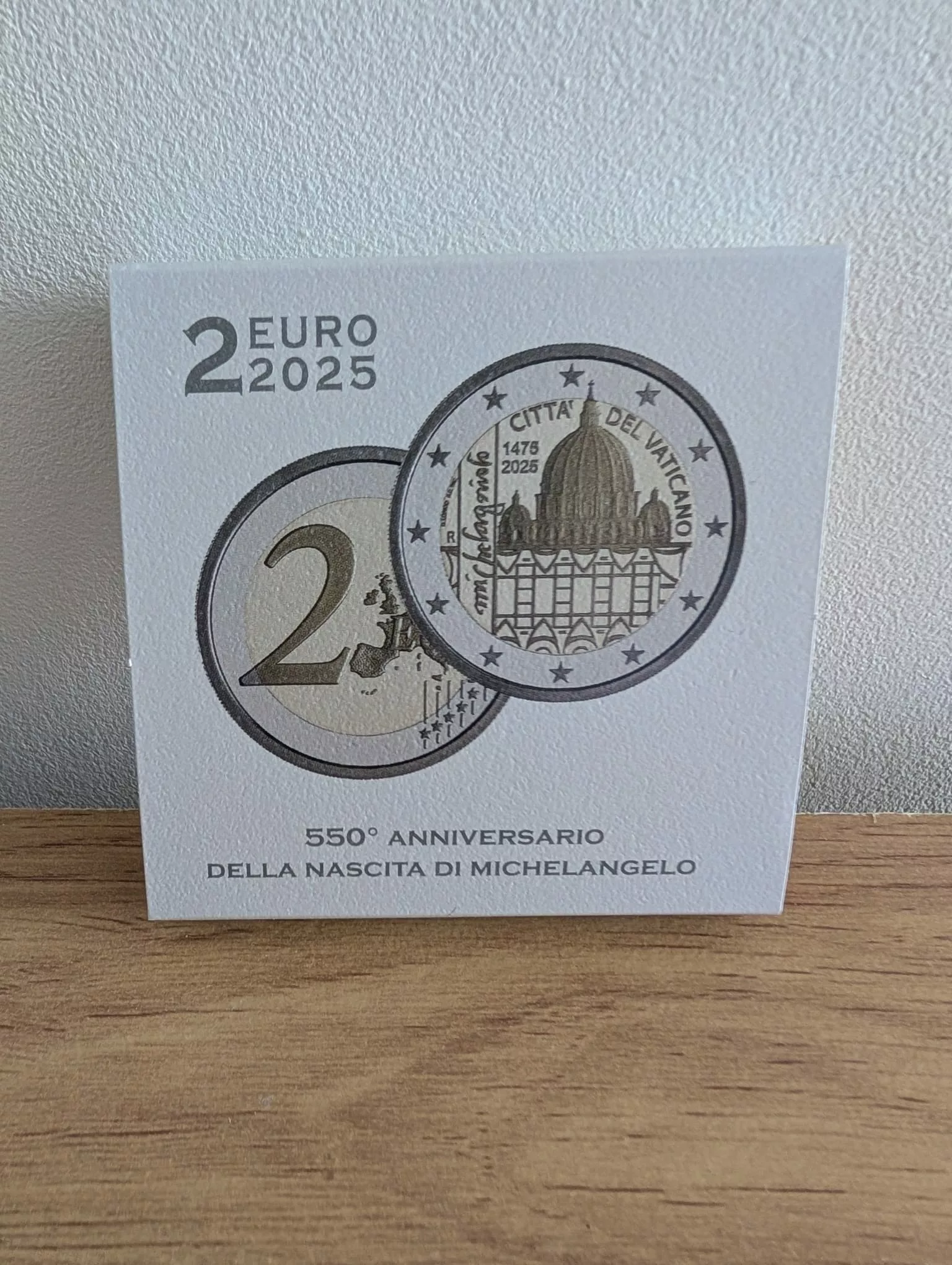 Coffret 2€ BE Vatican 2025 – Michel- Ange